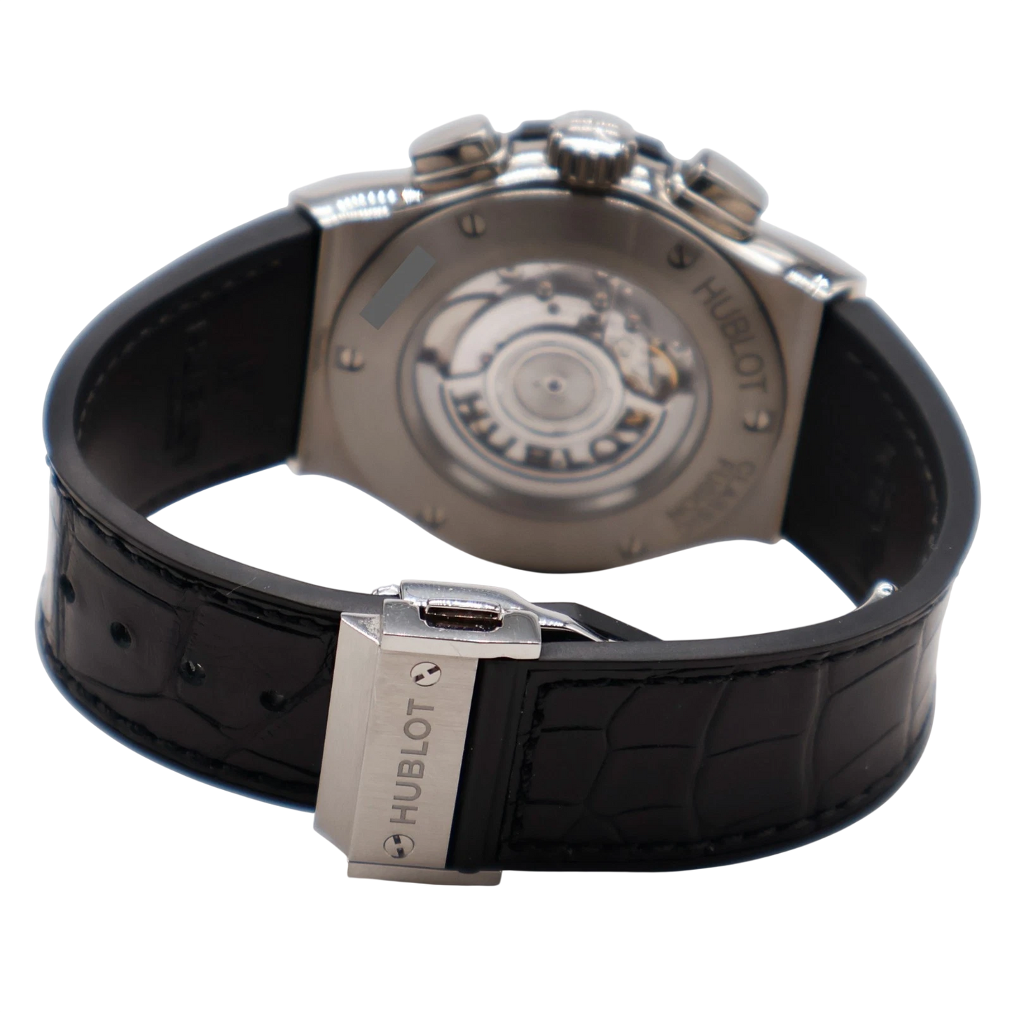 Hublot Classic Fusion Chronograph 45mm Titanium Black Leather Automatic