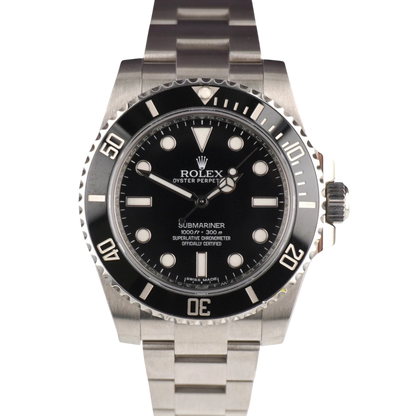 Rolex 40mm Submariner Ceramic Stainless Steel Oyster Black