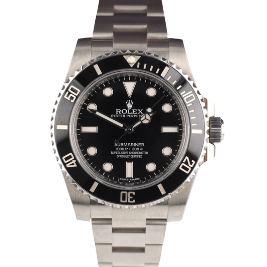 Rolex 40mm Submariner Ceramic Stainless Steel Oyster Black