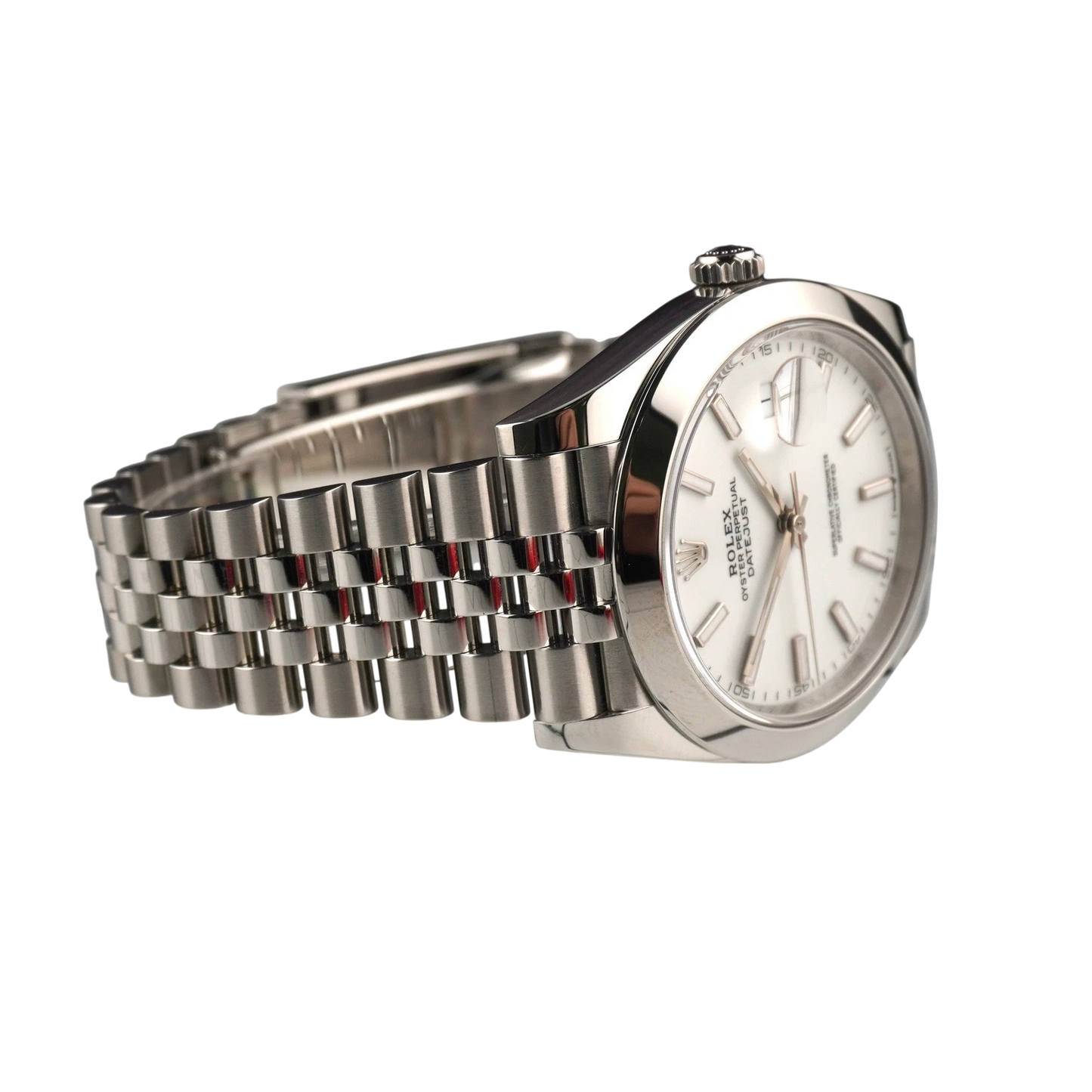 Rolex Datejust 41mm Steel White Dial Jubilee 126300