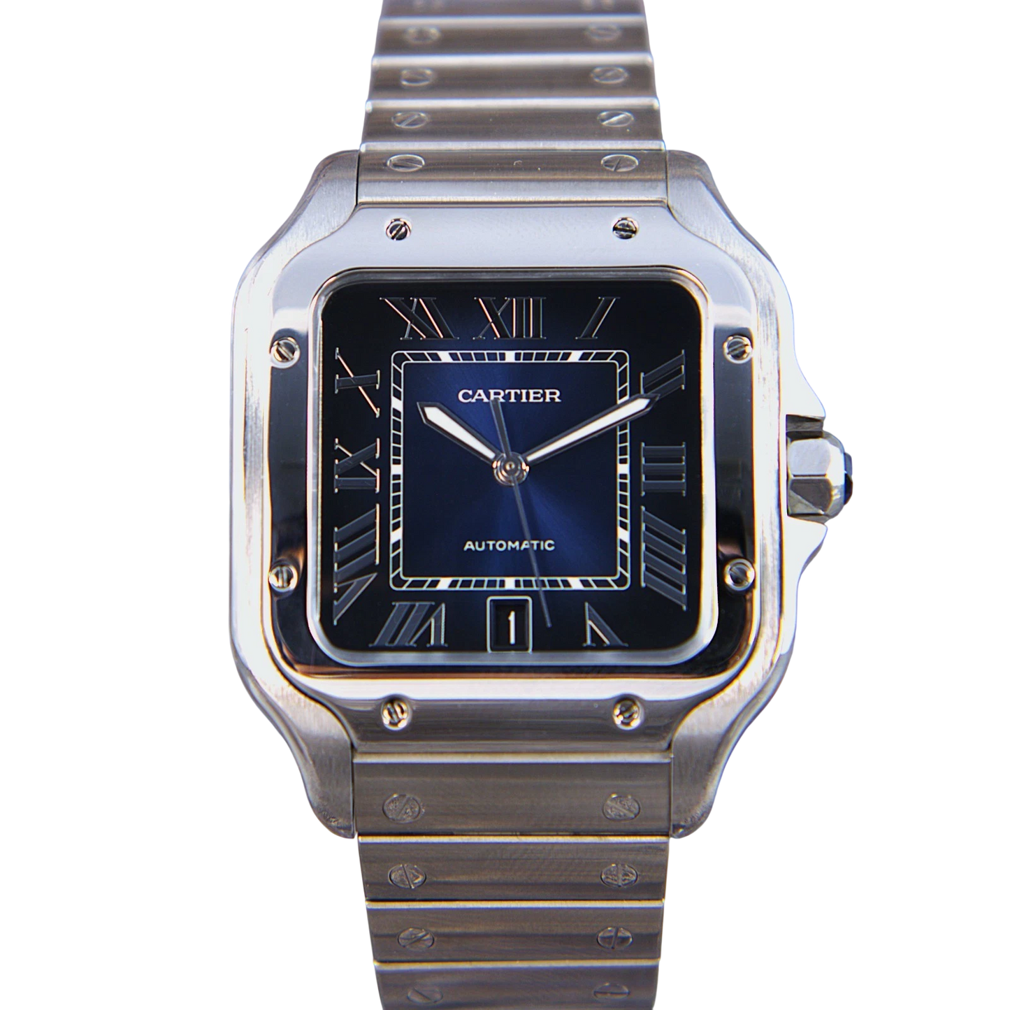 Cartier Santos 40mm Blue Dial