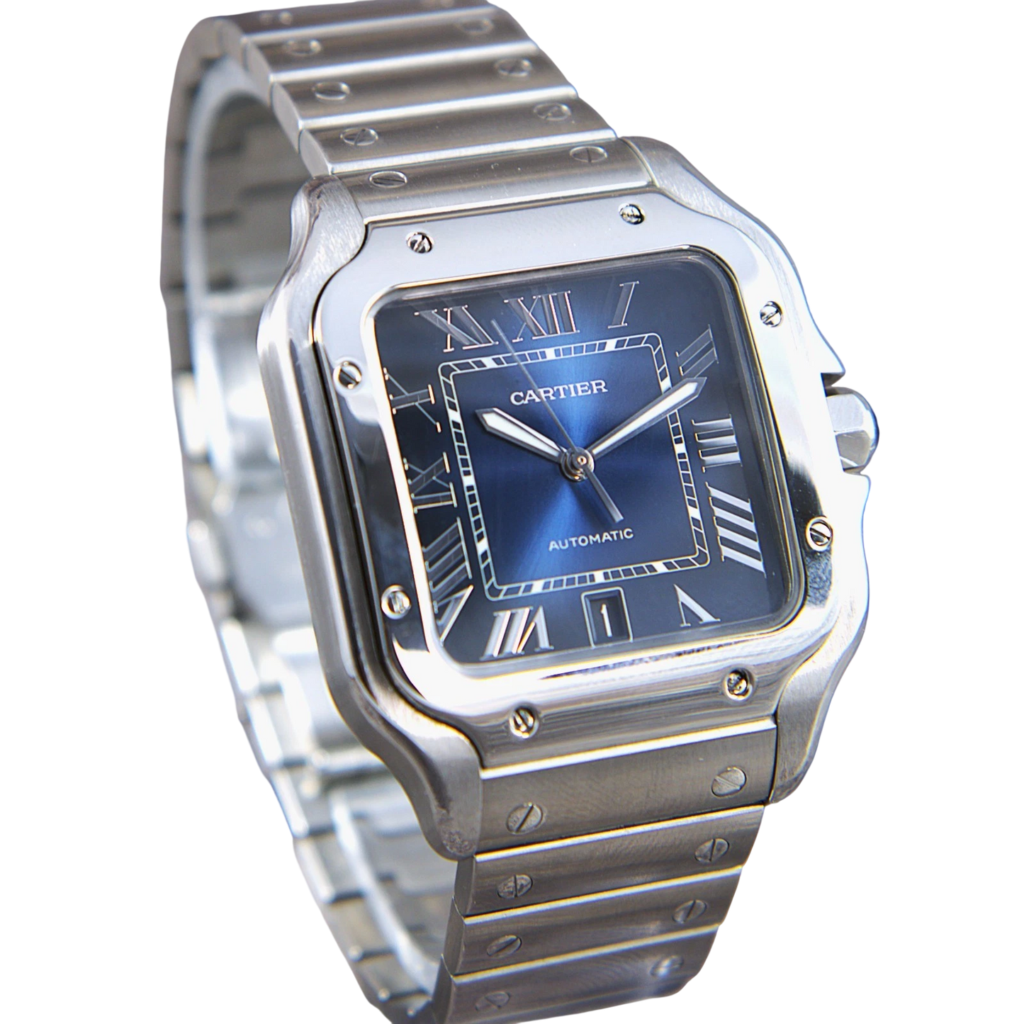 Cartier Santos 40mm Blue Dial