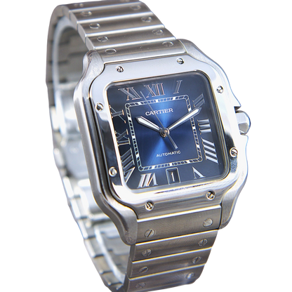 Cartier Santos 40mm Blue Dial